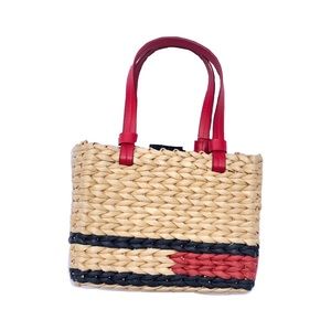 (SOLD) TOMMY HILFIGER MINI STRAW BAG